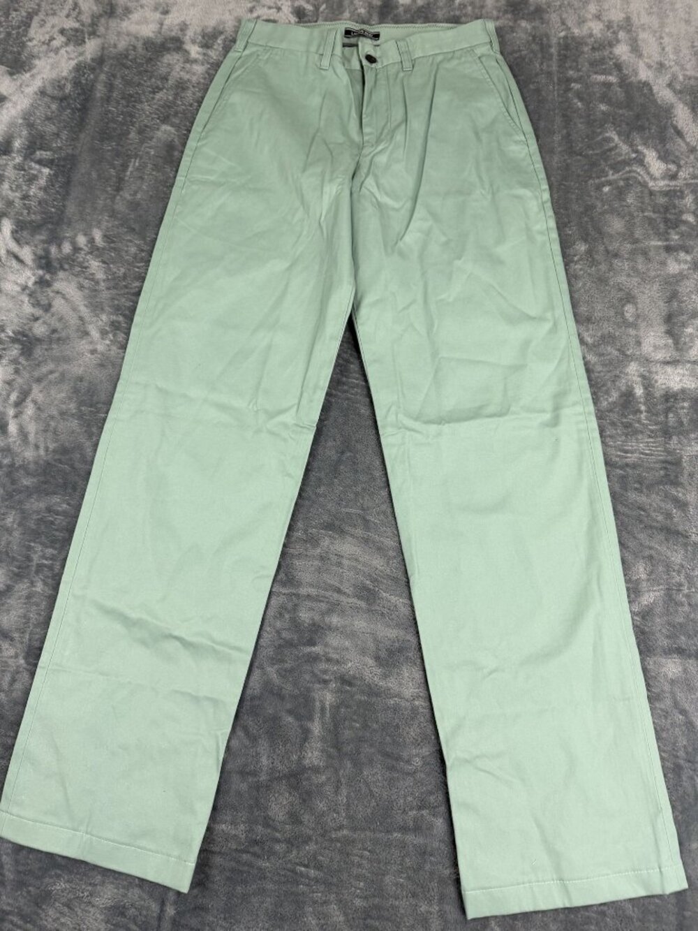 Lands' End Mens Mint Green Relaxed Fit Chino Pants 30